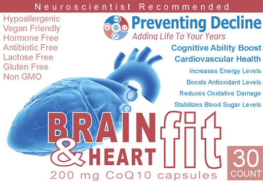 Brain & Heartfit, Dietary Supplement for Heart & Brain Health Support, 30 Day Supply