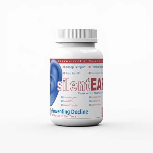 SilentEar Gummies, Dietary Supplement for Tinnitus Relief, 30 Day Supply