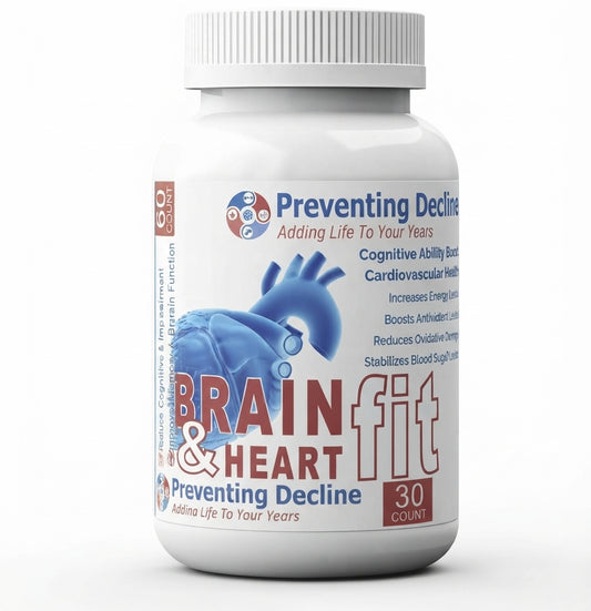 Brain & Heartfit, Dietary Supplement for Heart & Brain Health Support, 30 Day Supply