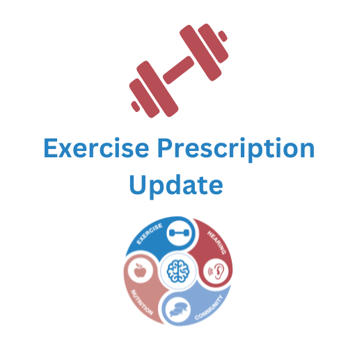 Exercise Prescription Update